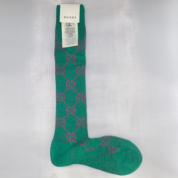 Gucci GG socks in Green WICKED NEW WITH TAGS - Picture 4 of 4